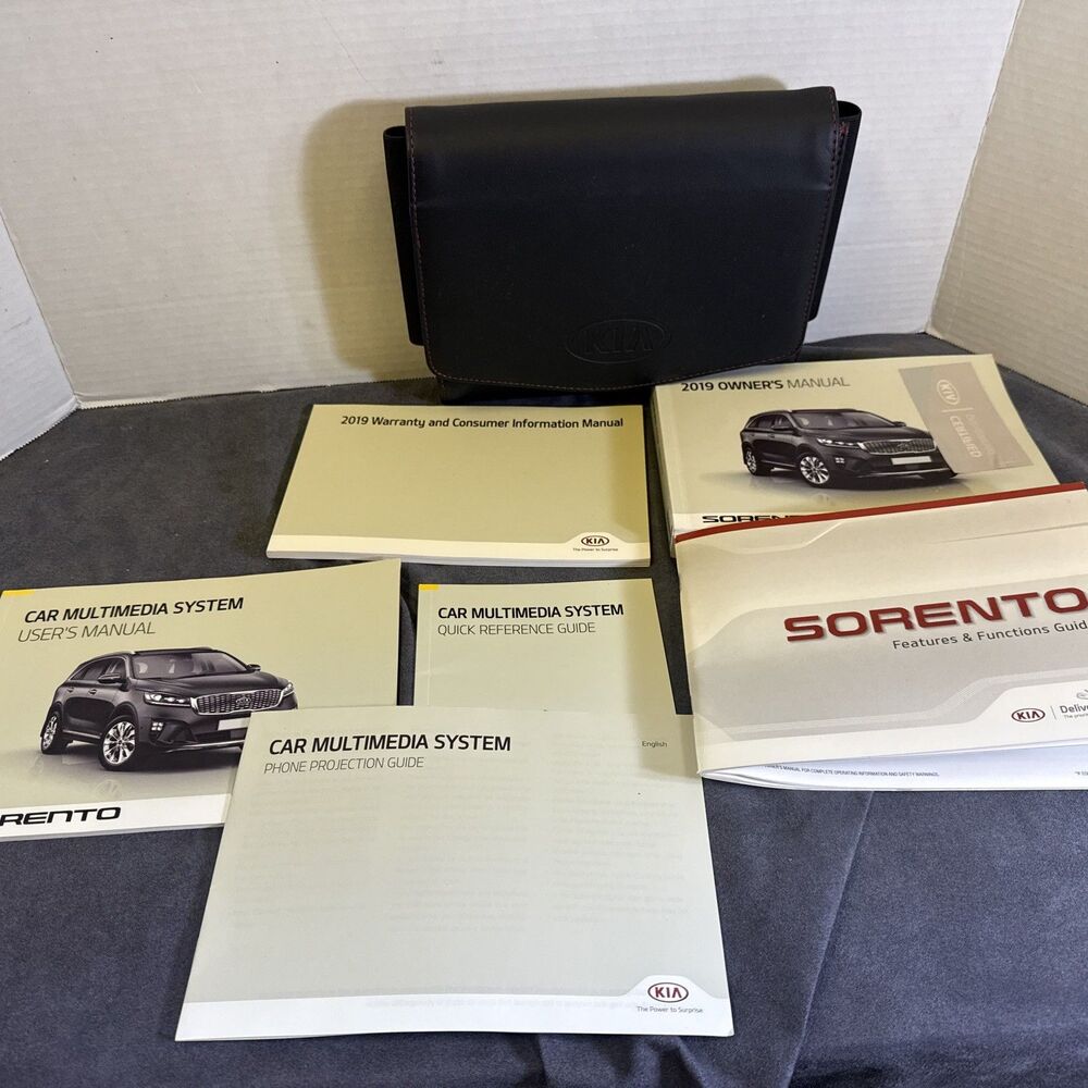 2019 kia sorento owners manual
